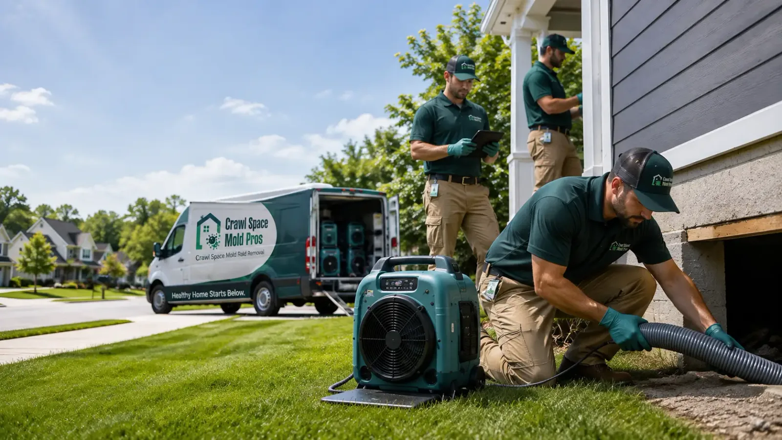 Crawl Space Mold Removal in Florham Park, NJ